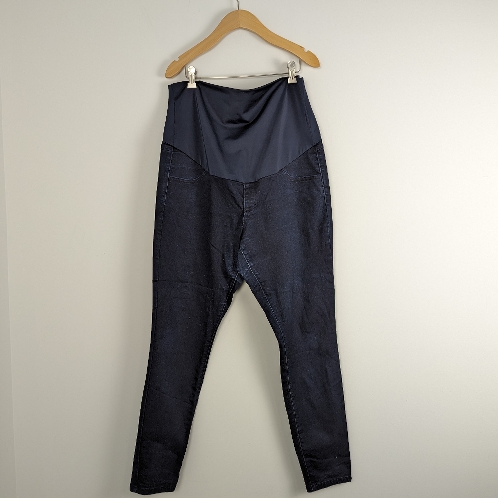 Insider Premium Denim Maternity Jeggings, Size XL/TG